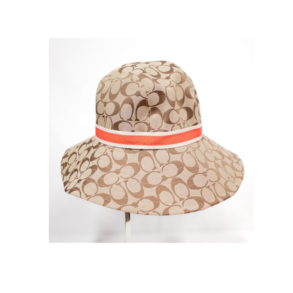 Coach Signature Monogram Bucket Hat | Coach Accessories - Picture 8 of 11